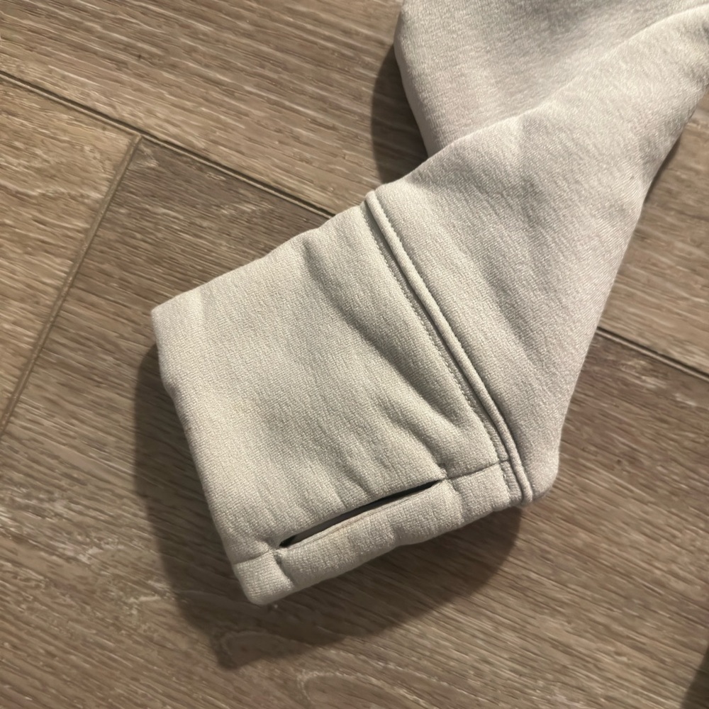 Athleta Light Gray High-Neck Pullover - image 5